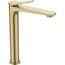 HIGH WASHBASIN MIXER NESTOS BRUSHED GOLD
