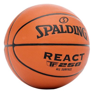 2. Piłka koszykowa Spalding React TF-250 rozm. 7 brązowa 76801Z