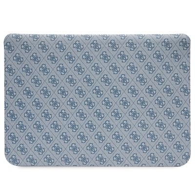 3. Pokrowiec Guess 4G Printed Stripes na laptopa 16" - niebieski