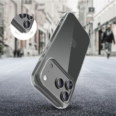 4. Etui Tech-Protect FlexAir Hybrid na iPhone 17 Pro - przezroczyste