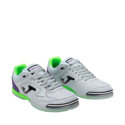 8. Buty piłkarskie Joma Top Flex 2505 Indoor biało-fioletowe TOPW2505IN