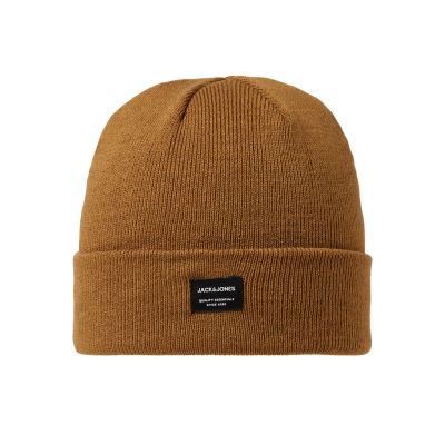 9. Czapka Jack & Jones Jacdna Beanie Noos M 12092815 brązowa