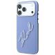 2. Etui Karl Lagerfeld Smooth Big Resin Signature Logo na iPhone 18 Pro / 17 Pro - niebieskie