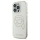 2. Etui Karl Lagerfeld IML Rhinestones Karl Head na iPhone 16 Pro - przezroczyste