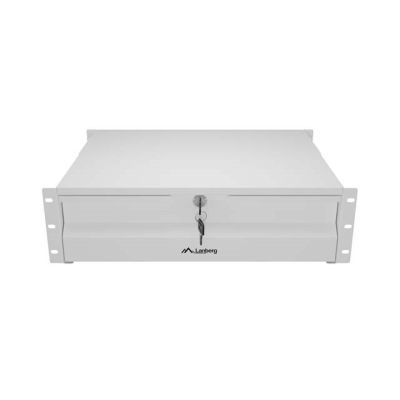 8. LANBERG SZUFLADA DO SZAF 19" 3U 360MM SZARA