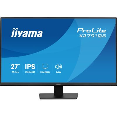 24. iiyama ProLite X2791QS-B1 monitor komputerowy 68,6 cm (27") 2560 x 1440 px Quad HD LED Czarny