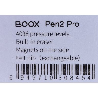 6. Onyx Boox Pen 2 Pro rysik z gumką Czarny