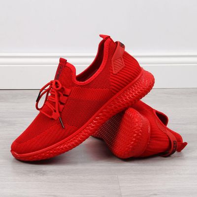 2. Buty sportowe tekstylne NEWS M EVE266B czerwone 