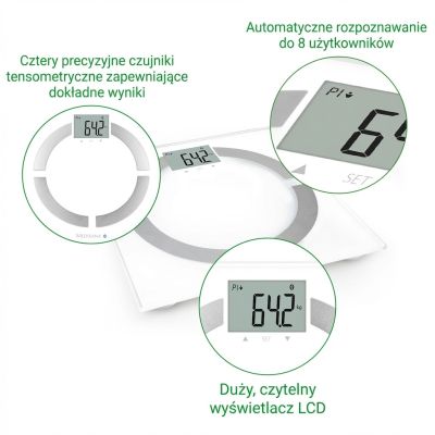 10. Waga analityczna Medisana BS 444 (biały)