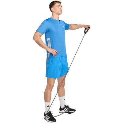 7. Spodenki męskie adidas Workout Essentials Base Woven jasnoniebieskie KD2960