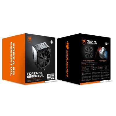 6. COUGAR CGR-FZAE85 Procesor Radiator 12 cm Czarny 1 szt.