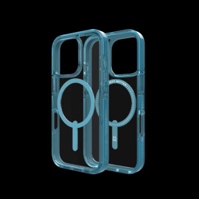 3. Etui ZAGG Santa Cruz Snap MagSafe na iPhone 16 Pro - niebieskie