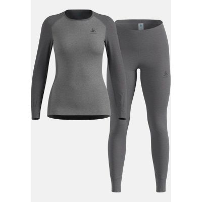 Komplet bielizny damskiej Odlo Set ACTIVE WARM ECO Special Set roz. S Szary