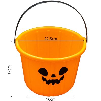 7. WIADRO NA CUKIERKI HALLOWEEN 17CM