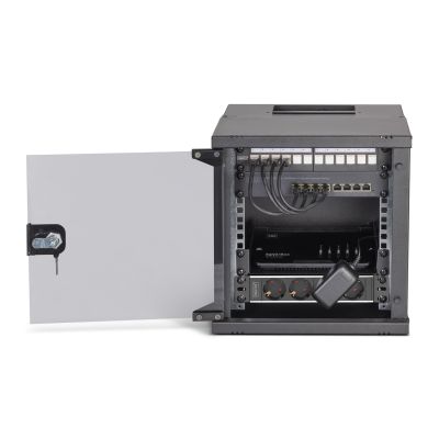 8. Digitus Zestaw sieciowy SOHO Pro, 254 mm (10") - 6U, 315 x 300 mm (szer. x gł.)