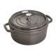 10. STAUB Garnek żeliwny okrągły 40500-246-0 3,8l grafitowy
