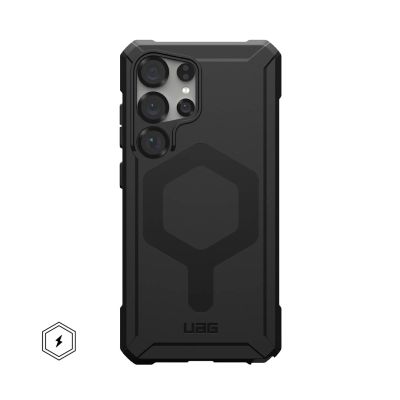 Obudowa ochronna do Samsung Galaxy S25 Ultra 5G z wbudowanym modułem magnetycznym (black)