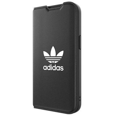 3. Etui Adidas OR Booklet Case BASIC na iPhone 14 - czarno-białe