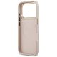 7. Etui Guess 4G Logo Plate MagSafe na iPhone 18 Pro / 17 Pro -różowe