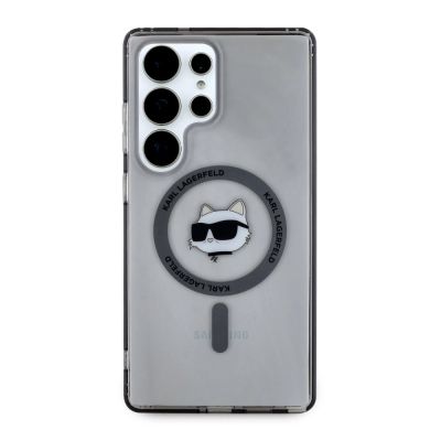 3. Etui Karl Lagerfeld Button Choupette Head Printed Logo MagSafe Samsung Galaxy S25 Ultra czarny