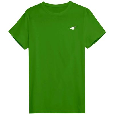 2. T-shirt bewełniany męski 4F 4FWSS26TTSHM4483-41S