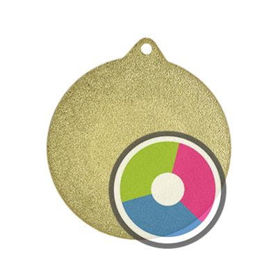 3. Medal  z nadrukiem luxor jet