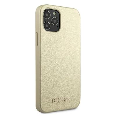 4. Etui Guess Iridescent na iPhone 12 Pro Max - złote