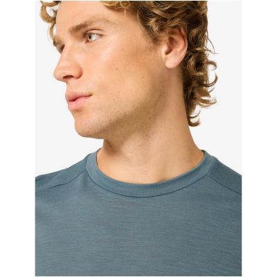 2. Koszulka z krótkim rękawkiem męska SUPER.NATURAL M ESSENTIAL SS szara