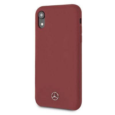 2. Etui Mercedes Silicone Line na iPhone Xr - czerwone