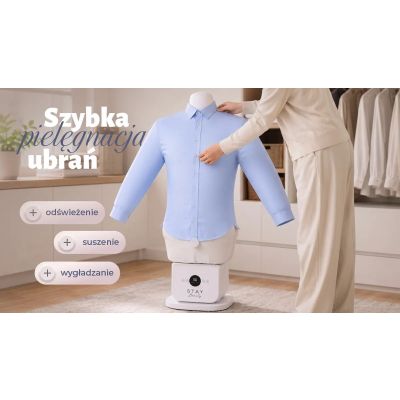 18. StayBeauty by Extralink| Prasownica do ubrań manekin | 1400W