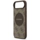 6. Etui Guess 4G Circle Classic Logo MagSafe na iPhone Air - brązowe