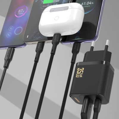 3. Ładowarka sieciowa Dudao A27 Max 35W GaN - czarna