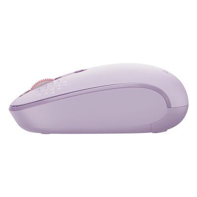 3. Myszka bezprzewodowa Baseus F01B 2.4GHz + Bluetooth 3.0 + 5.0 - fioletowa
