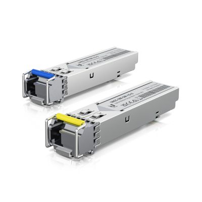 2. Wkładka SFP Ubiquiti 1 Gbps Bidirectional Single-Mode Optical Module 2-pack