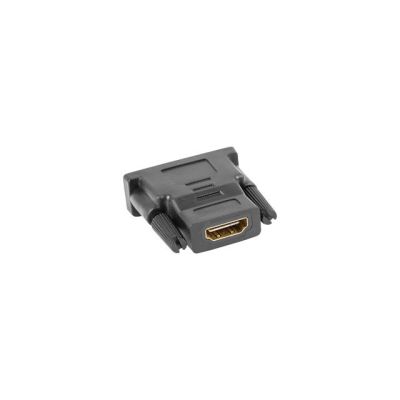 4. Adapter Lanberg AD-0010-BK (HDMI F - DVI-D (24+1) M; kolor czarny)