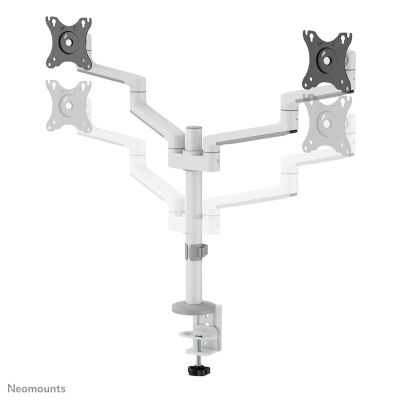 7. Neomounts DS60-425WH2 uchwyt / stojak do monitorów 68,6 cm (27") Biurko Biały
