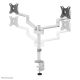 7. Neomounts DS60-425WH2 uchwyt / stojak do monitorów 68,6 cm (27") Biurko Biały