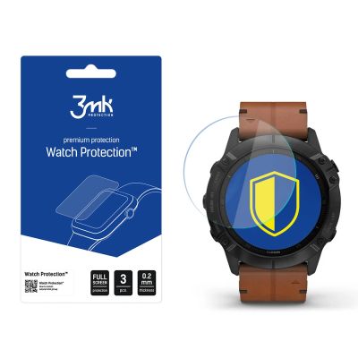 Szkło hybrydowe 3mk Watch Protection™ v. FlexibleGlass na Garmin Fenix 6X