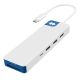 HYPER HD4102BUGL huby i koncentratory USB 3.2 Gen 1 (3.1 Gen 1) Type-C 5000 Mbit/s Niebieski, Biały