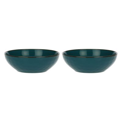 Zestaw 2 misek do sałatek Concerto Ottanio - Niebiesko-zielony, 26 cm