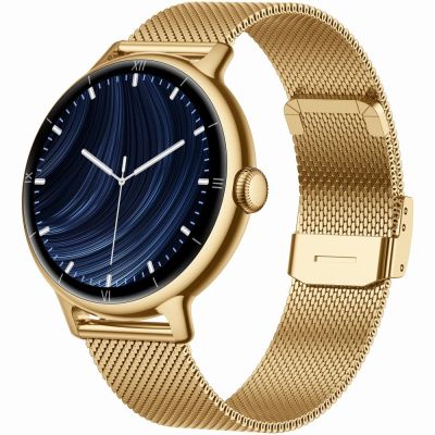 5. Smartwatch Gravity Złoty Bransoleta + Pasek GT33-2