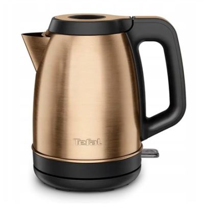 Czajnik TEFAL Coppertinto Elektryczny 2400 W 1,7 L Stal nierdzewna Podstawa obrotowa 360° Miedź
