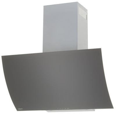 Okap kominowy AKPO WK-4 CLARUS 60 SZARY (front szare szkło)