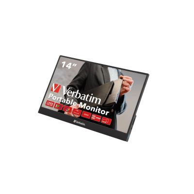 6. Verbatim 49590 monitor komputerowy 35,6 cm (14") 1920 x 1080 px Full HD LCD Czarny
