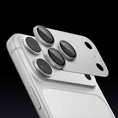 10. Szkło hartowane na aparat Spigen Optik Pro XL GLAS.TR EZ FIT na iPhone 18 Pro - srebrne
