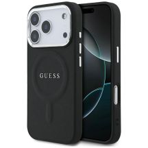 Etui Guess Classic Logo MagSafe na iPhone 17 Pro - czarne