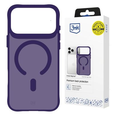 53. Etui 3mk Smoke MagCase na iPhone 17 Pro Max - fioletowe-półprzezroczyste