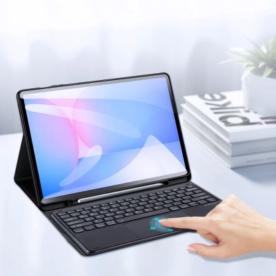 6. Etui z klawiaturą Dux Ducis (TK series) na Samsung Tab S10 FE+ (Plus) - czarne