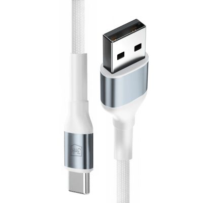 11. Kabel 3mk Hyper Cable N-SERIES USB-A / USB-C 1m 9V/2A 18W / biały