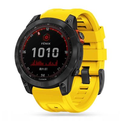 2. Pasek Tech-Protect IconBand na Garmin Fenix 5 / 6 / 6 Pro / 7 - żółty